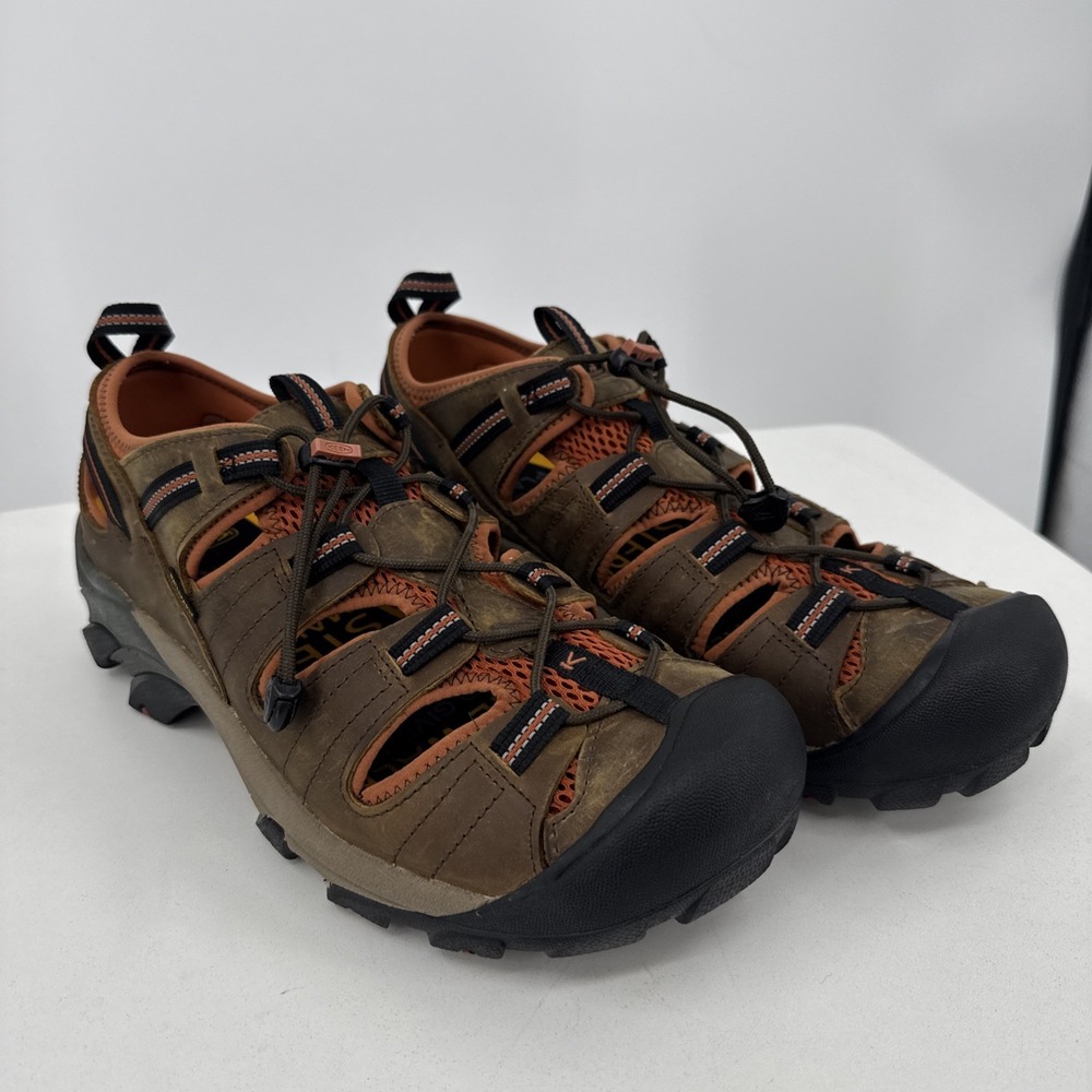 KEEN Arroyo II Waterproof Hiking Sandals size 14 Men's Olive/Bombay Closed Toe